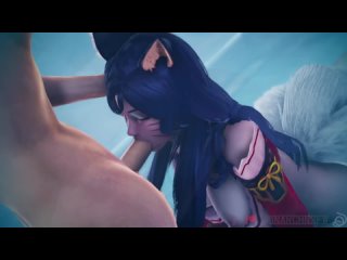 ahri - doggystyle; riding; oral sex; minet; blowjob; facefuck; 3d sex porno hentai; (by @monarchnsfw) [league of legends]